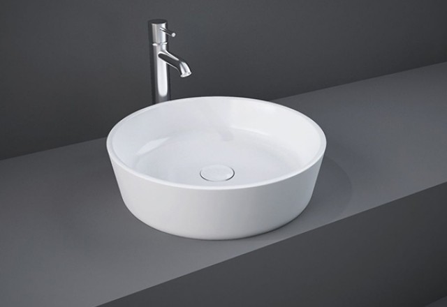 nadpultni umivalnik Rak Feeling Slim, bela sijaj