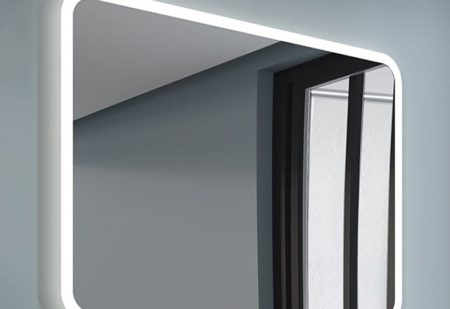 ogledalo z LED osvetlitvijo, pravokotno 100cm